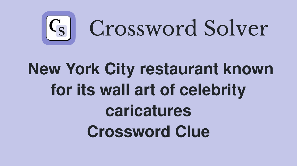 cafe new york city cafe crossword clue